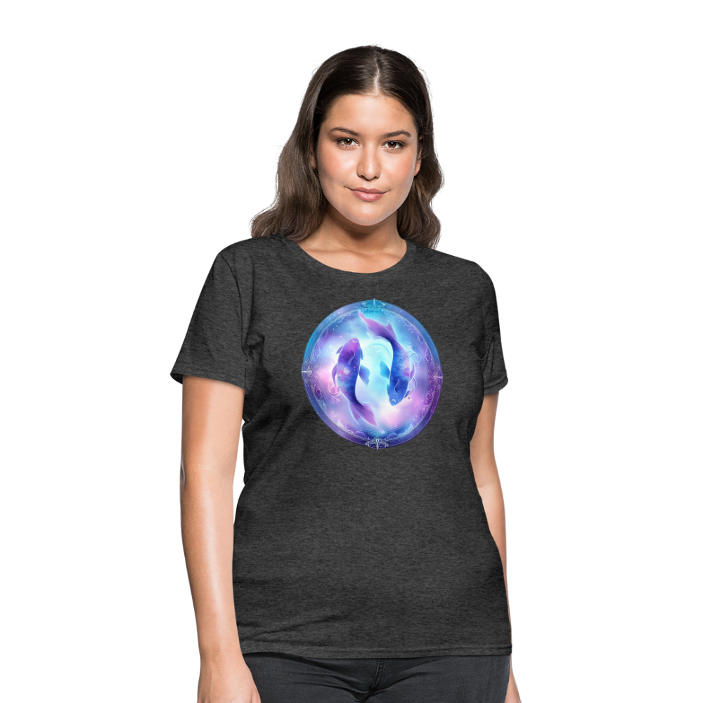 Women's Classic Pisces T-Shirt - heather black