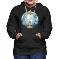 Thumbnail for Women’s Mythical Libra Premium Hoodie - black