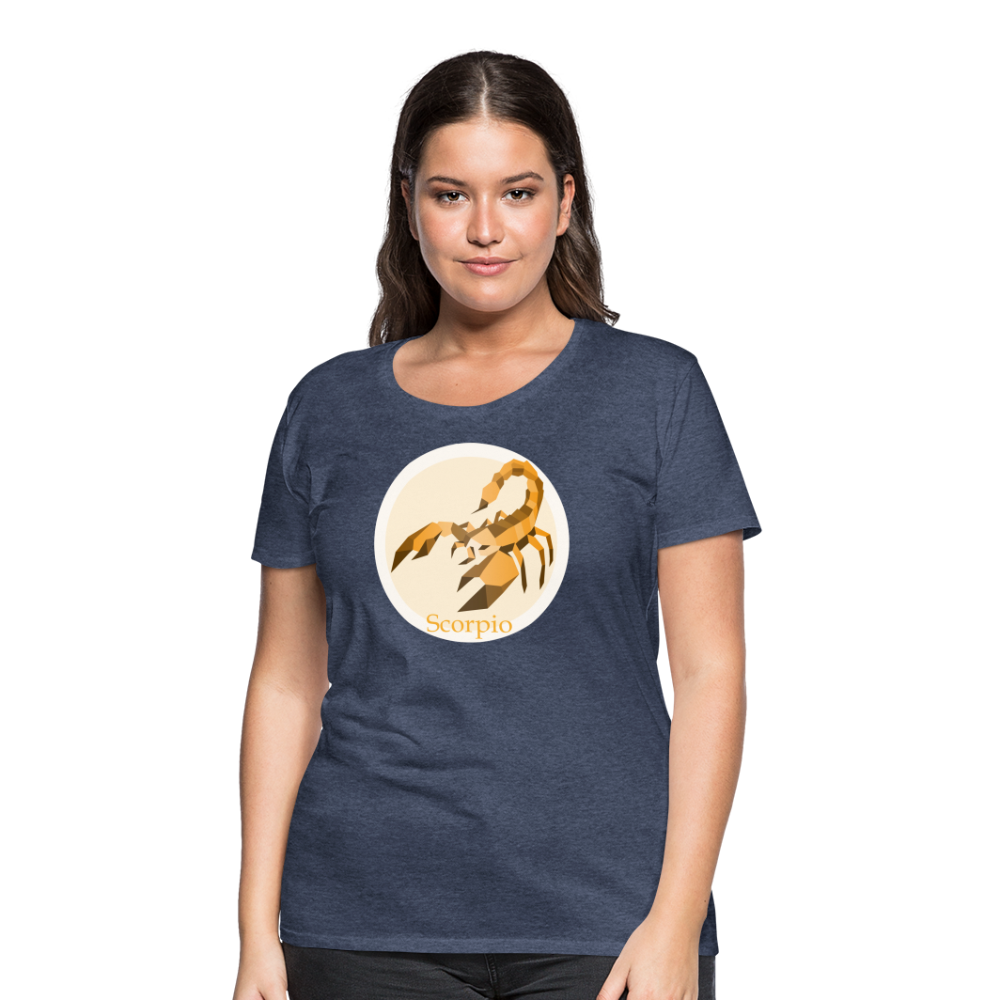 Women’s Mosaic Scorpio Premium T-Shirt - heather blue