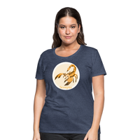 Thumbnail for Women’s Mosaic Scorpio Premium T-Shirt - heather blue