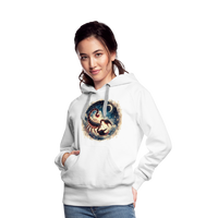 Thumbnail for Women’s Mythical Scorpio Premium Hoodie - white