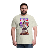 Thumbnail for Men's Astral Pisces Premium T-Shirt - heather oatmeal