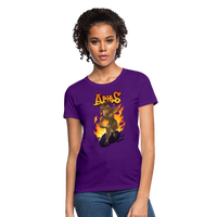 Thumbnail for Women's Aries Narihndrab T-Shirt - purple