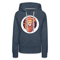 Thumbnail for Women’s Symbol Leo Premium Hoodie - heather denim