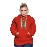 Thumbnail for Women's Power Words Pisces Premium Hoodie - red