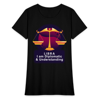 Thumbnail for Women's Glow Libra T-Shirt - black