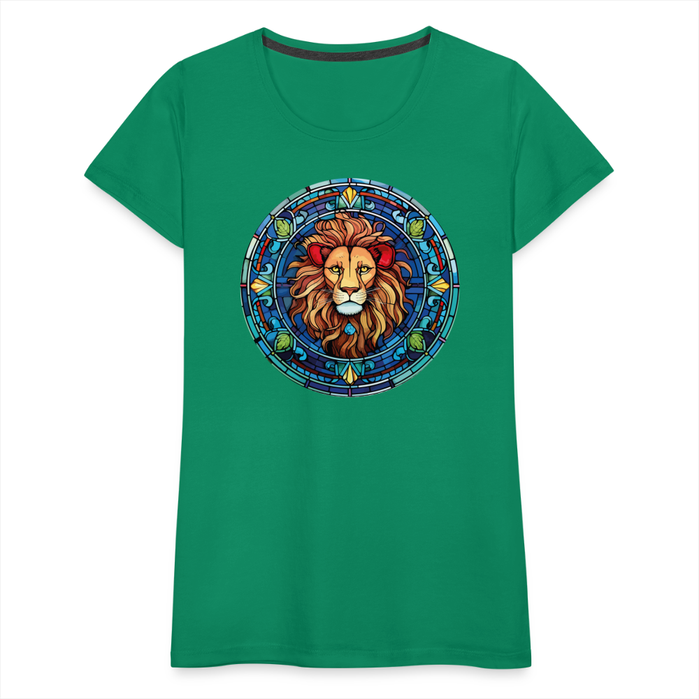 Women's Mosaic Leo Premium T-Shirt - kelly green