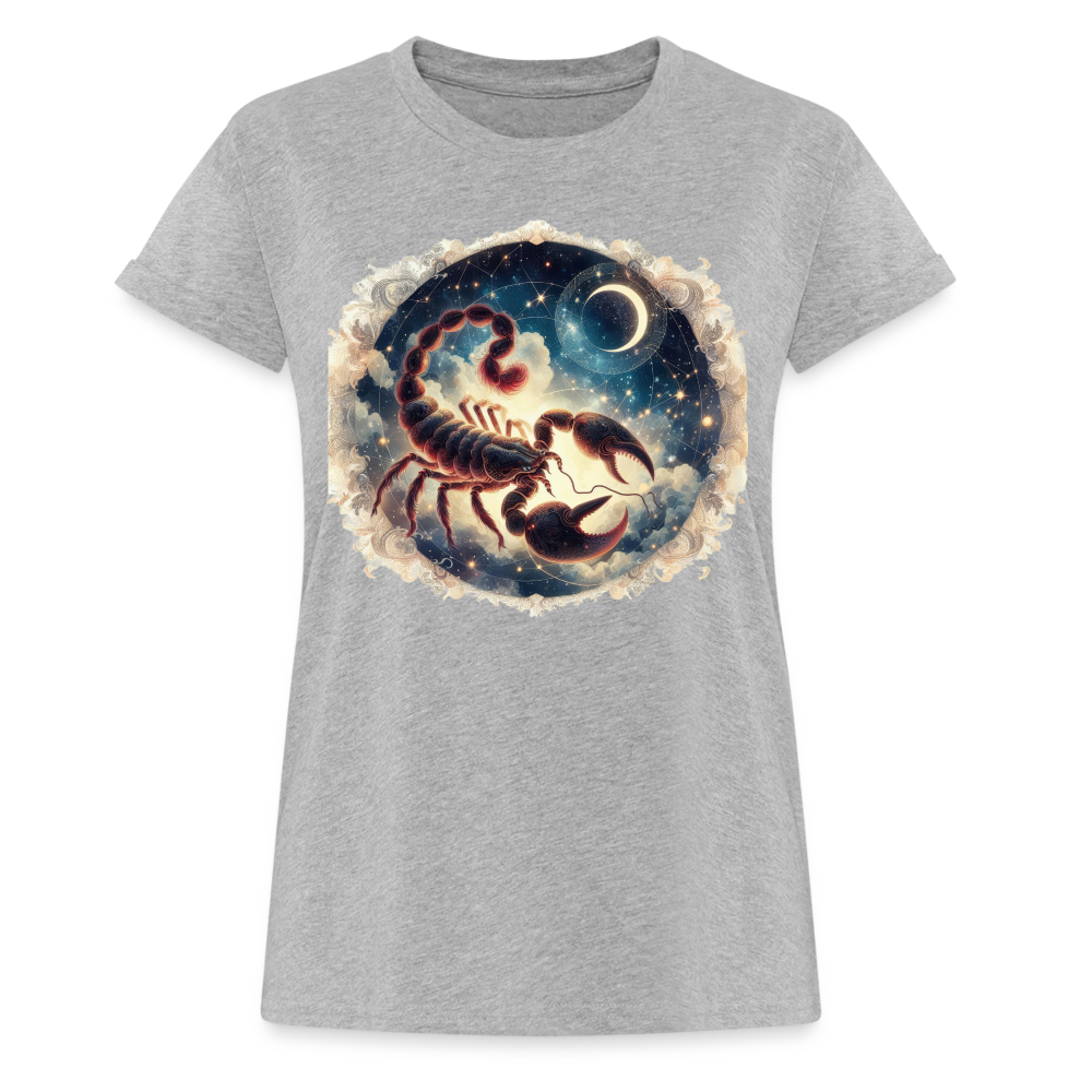 Women's Neon Scorpio Relaxed Fit T-Shirt - heather gray