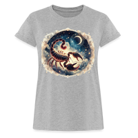 Thumbnail for Women's Neon Scorpio Relaxed Fit T-Shirt - heather gray