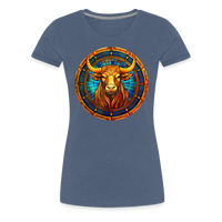 Thumbnail for Women’s Mosaic Taurus Premium T-Shirt - heather blue