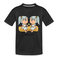 Thumbnail for Kid’s Sweet Astro Gemini Premium Organic T-Shirt - black