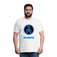 Thumbnail for Men's Scorpio Premium T-Shirt - white