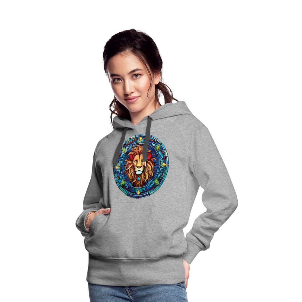 Women’s Mosaic Leo Premium Hoodie - heather grey