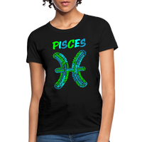 Thumbnail for Women's Power Words Pisces T-Shirt - black