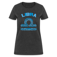 Thumbnail for Women's Power Words Libra T-Shirt - heather black