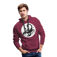 Thumbnail for Men’s Magic Scorpio Premium Hoodie - burgundy