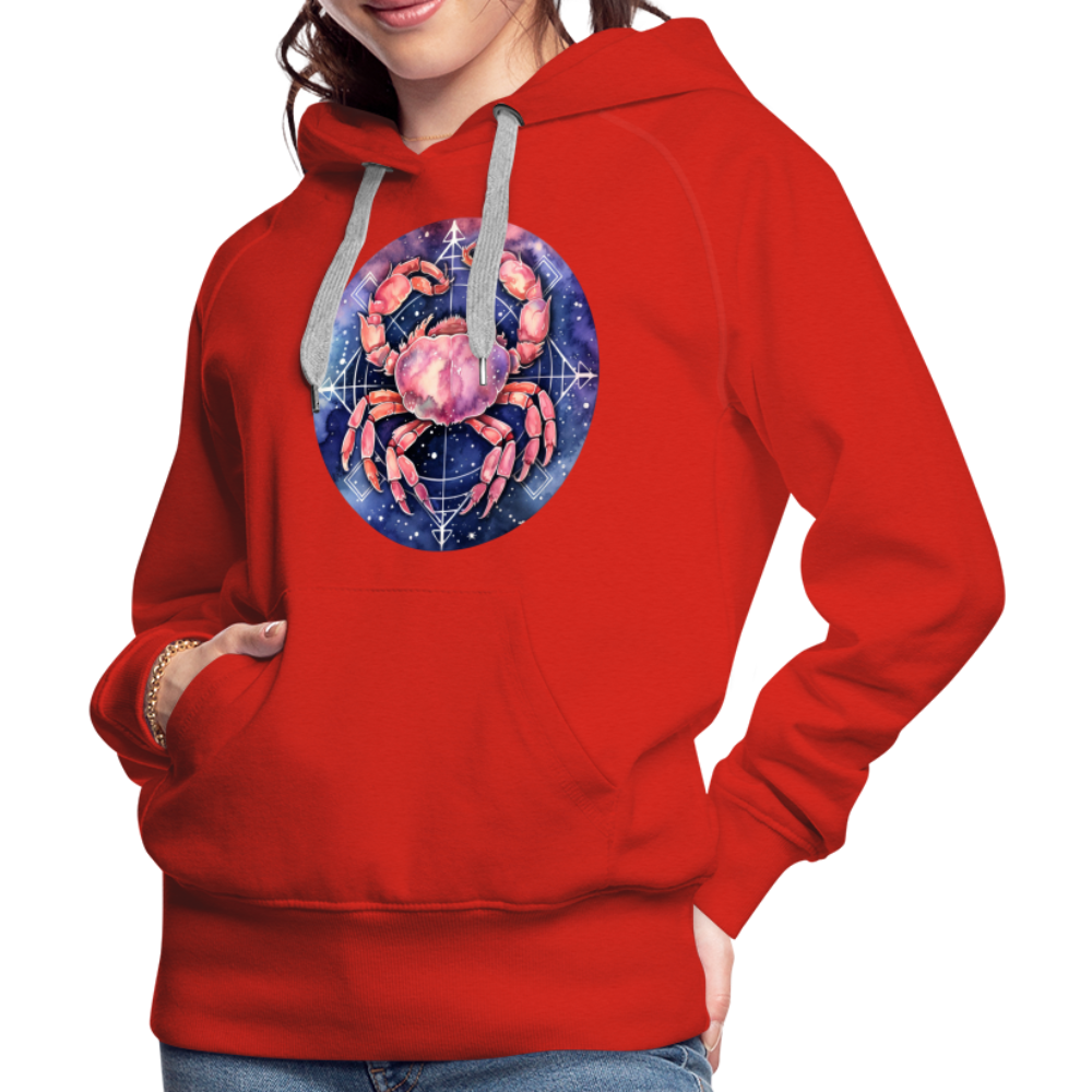 Women’s Mythical Cancer Premium Hoodie - red