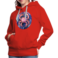 Thumbnail for Women’s Mythical Cancer Premium Hoodie - red