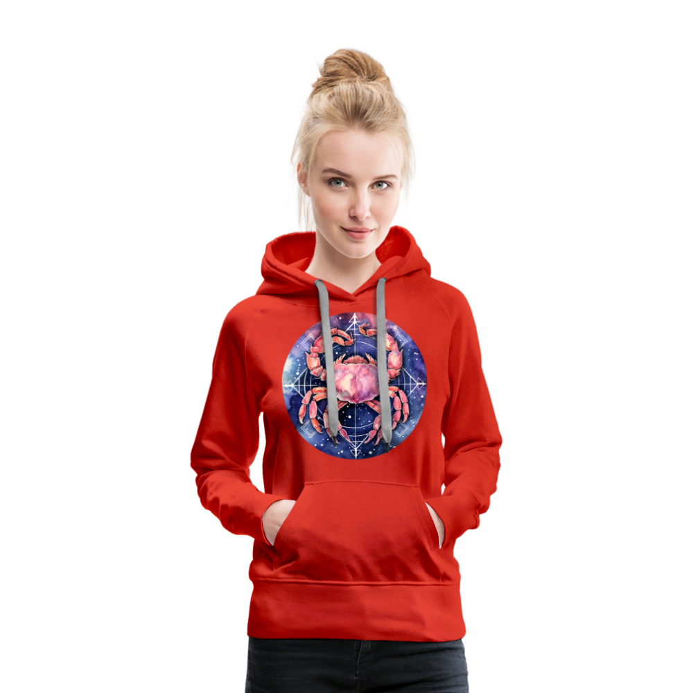 Women’s Mythical Cancer Premium Hoodie - red