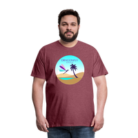 Thumbnail for Men's Dragonfly Oasis v.2 Premium T-Shirt - heather burgundy