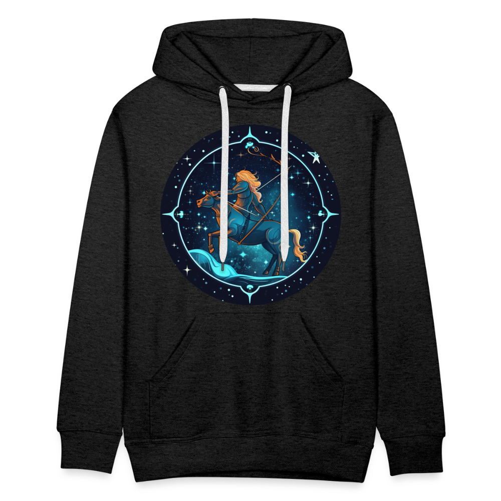 Men’s Magic Sagittarius Premium Hoodie - charcoal grey