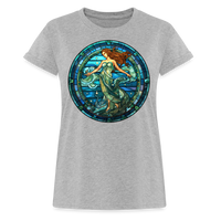 Thumbnail for Women's Mosaic Aquarius Relaxed Fit T-Shirt - heather gray