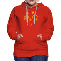 Thumbnail for Women's Power Words Aries Premium Hoodie - red