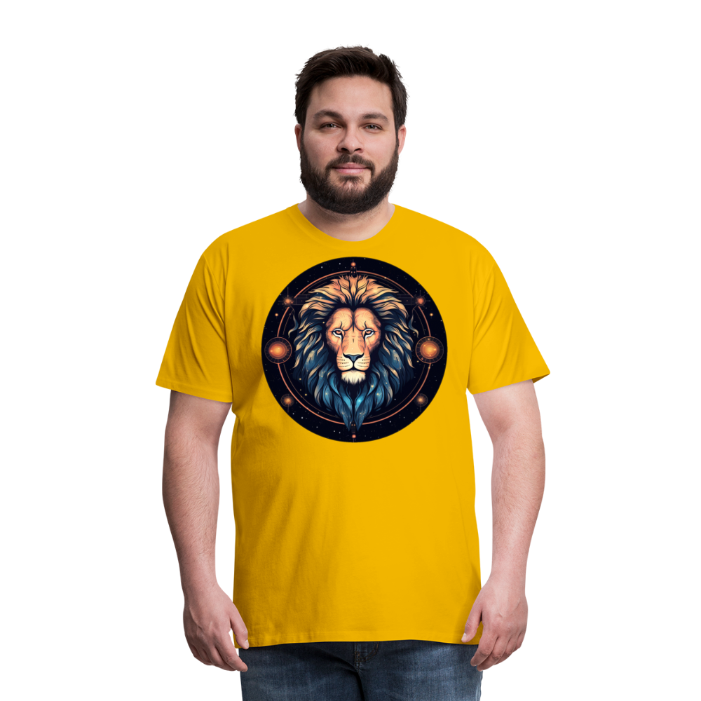 Men's Magic Leo Premium T-Shirt - sun yellow