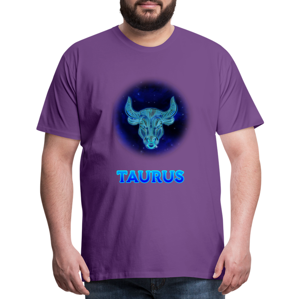 Men's Taurus Premium T-Shirt - purple