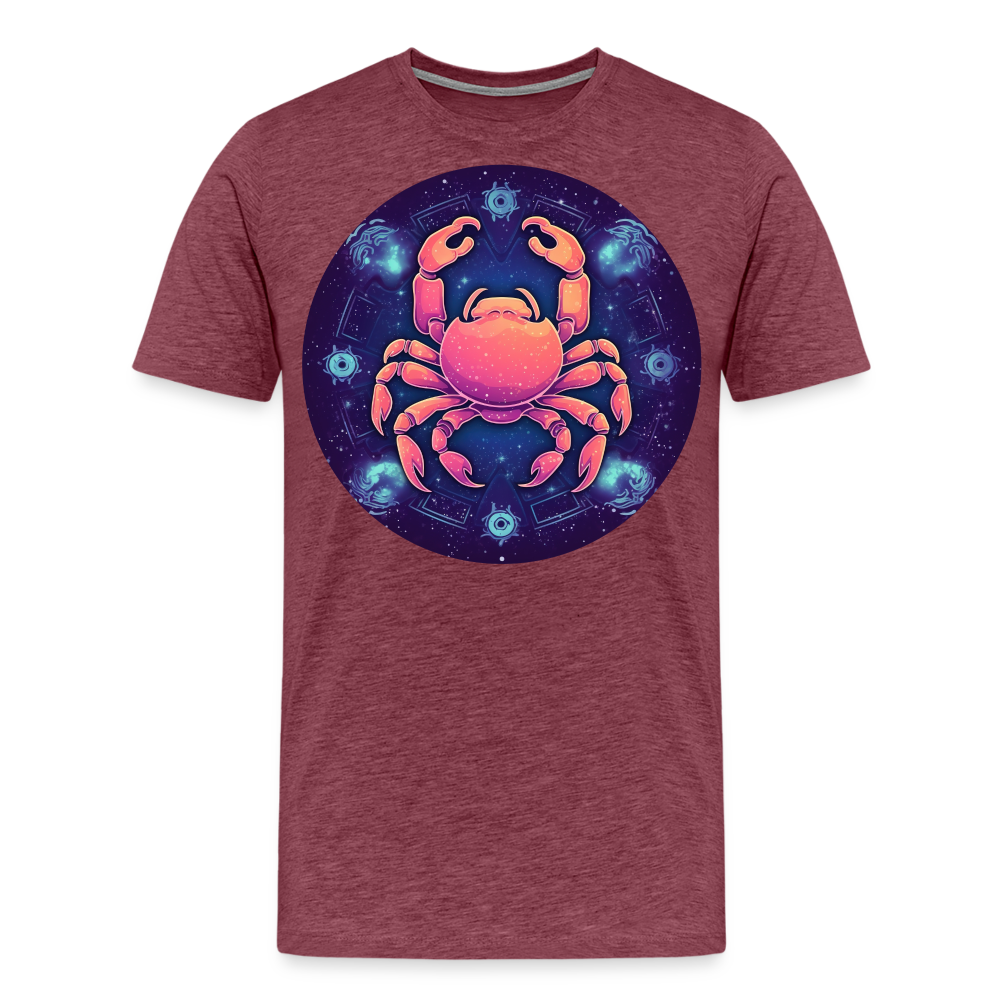 Men's Magic Cancer Premium T-Shirt - heather burgundy