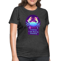 Thumbnail for Women's Neon Cancer T-Shirt - heather black