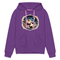 Thumbnail for Women’s Mythical Scorpio Premium Hoodie - purple 