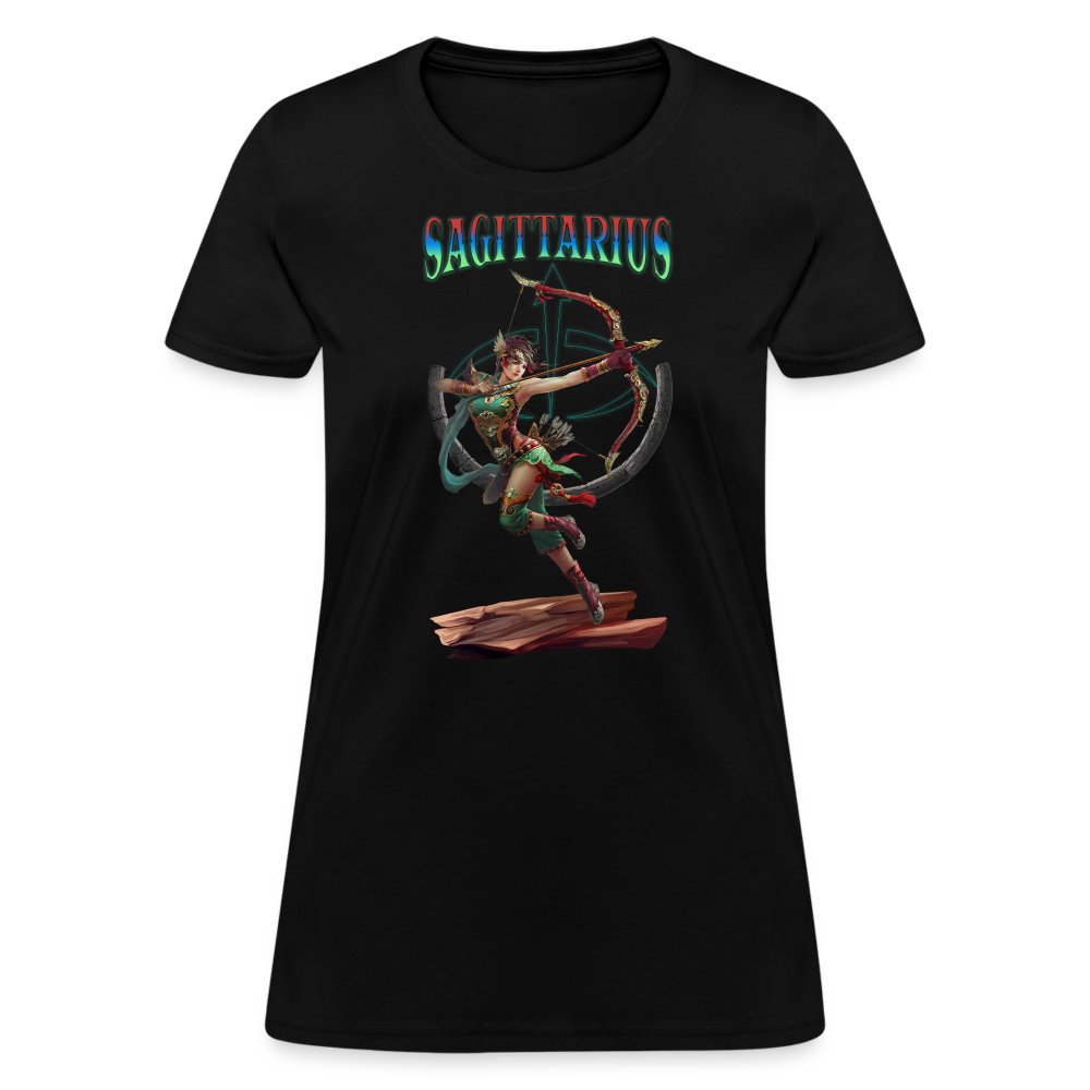 Astral Sagittarius Women's T-Shirt - black