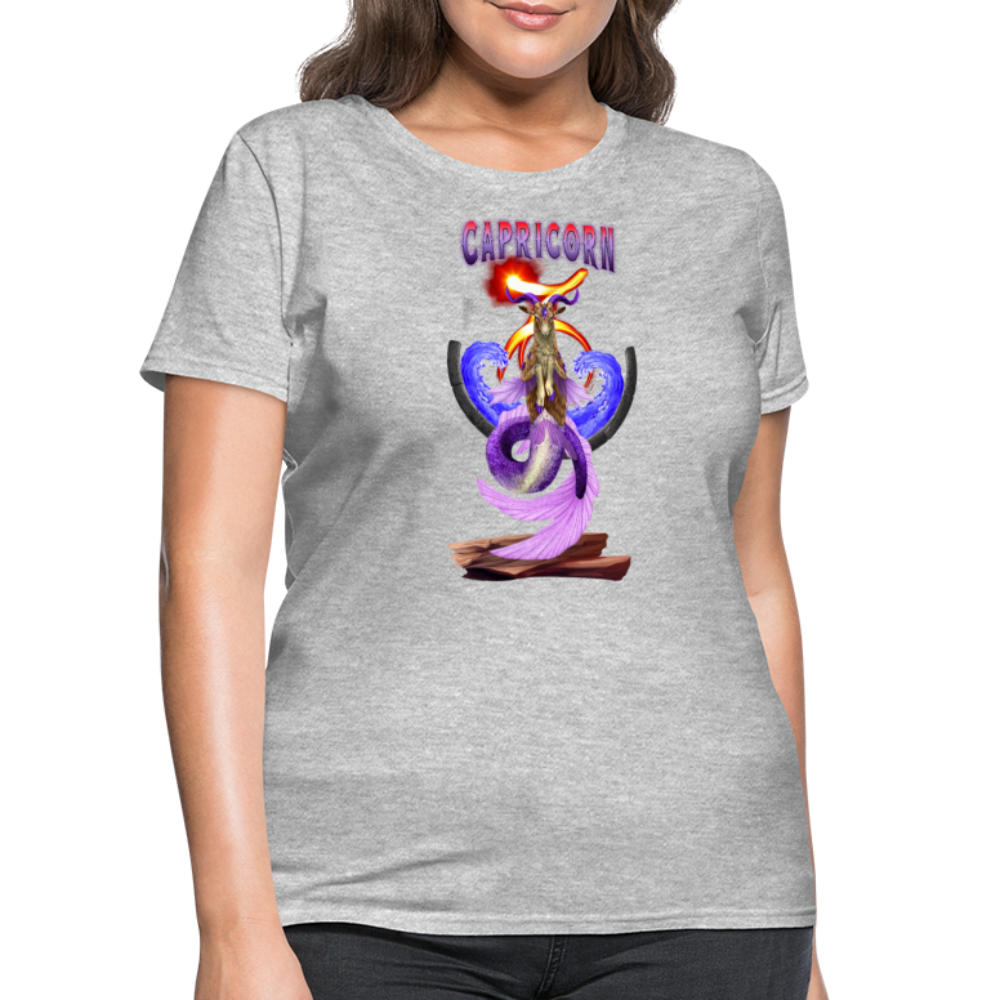 Astral Capricorn Women's T-Shirt - heather gray