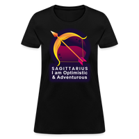 Thumbnail for Women's Glow Sagittarius T-Shirt - black