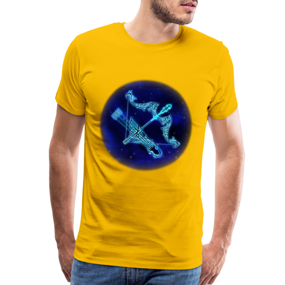 Men's Sagittarius Premium T-Shirt - sun yellow