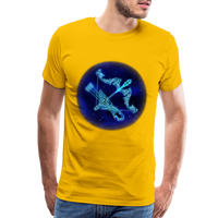 Thumbnail for Men's Sagittarius Premium T-Shirt - sun yellow