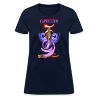 Thumbnail for Astral Capricorn Women's T-Shirt - navy