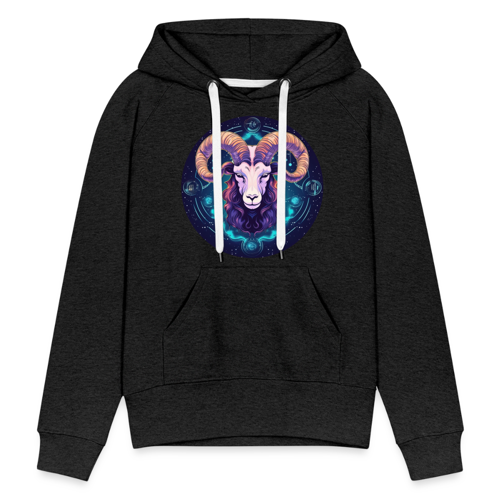 Women’s Magic Capricorn Premium Hoodie - charcoal grey