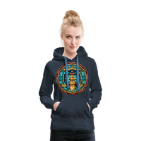 Thumbnail for Women’s Mosaic Libra Premium Hoodie - navy