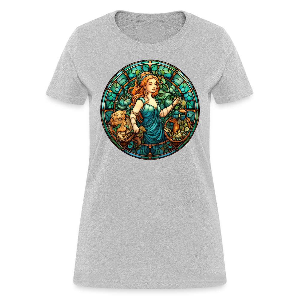 Women's Mosaic Virgo T-Shirt - heather gray