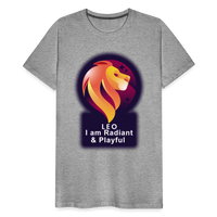 Thumbnail for Men's Glow Leo Premium T-Shirt - heather gray