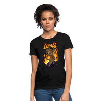 Thumbnail for Women's Aries Narihndrab T-Shirt - black