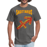 Thumbnail for Men's Power Words Sagittarius Classic T-Shirt - charcoal