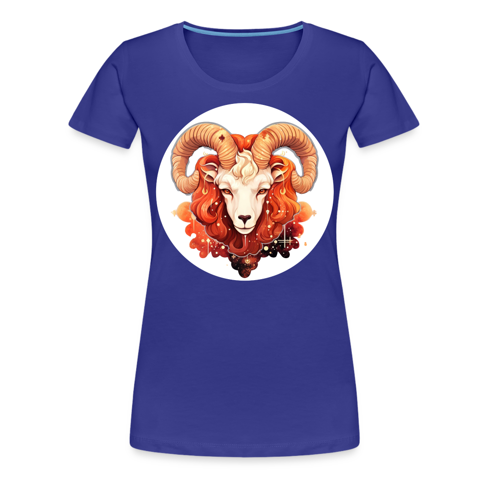 Women’s Symbol Aries Premium T-Shirt - royal blue