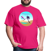 Thumbnail for Men's Dragonfly 2nd Logo Classic T-Shirt - fuchsia