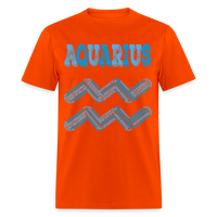 Thumbnail for Men's Power Words Aquarius Classic T-Shirt - orange