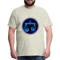 Thumbnail for Men's Libra Premium T-Shirt - heather oatmeal