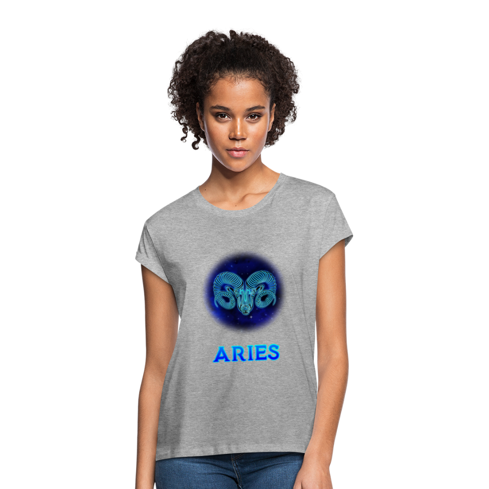 Women's Aries Relaxed Fit T-Shirt - heather gray