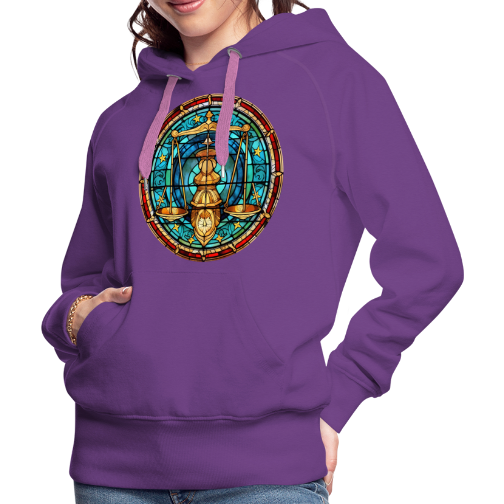 Women’s Mosaic Libra Premium Hoodie - purple 